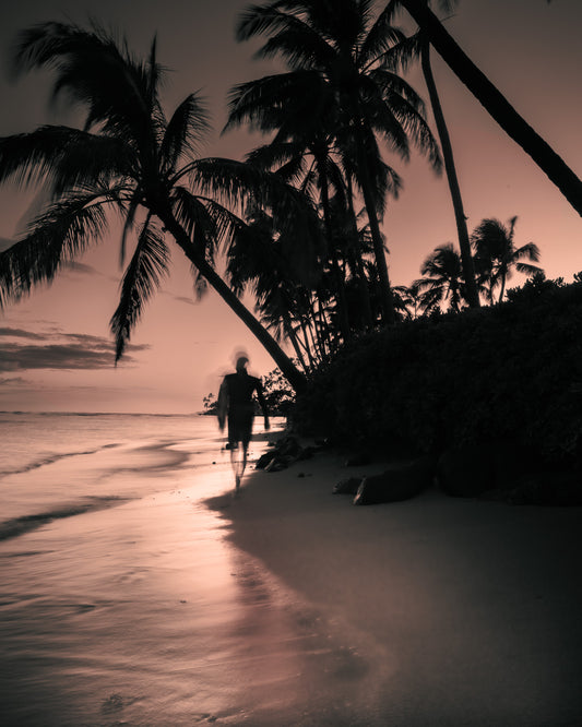 SUNSET SURFER 8 X 10 GICLEE