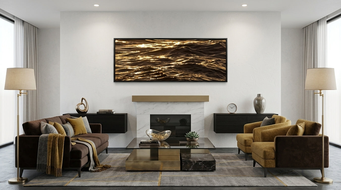 GOLDEN RIPPLE 20 X 48 (LIMITED EDITION) 1/250 ACRYLIC